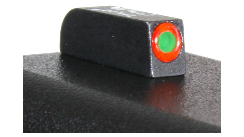 AmeriGlo Tritium Front All Fits Glock Models .220in. Height, std. .140in. wide Pro Glo Front Sight, Orange Circle Outline GL-212-220-OR-C