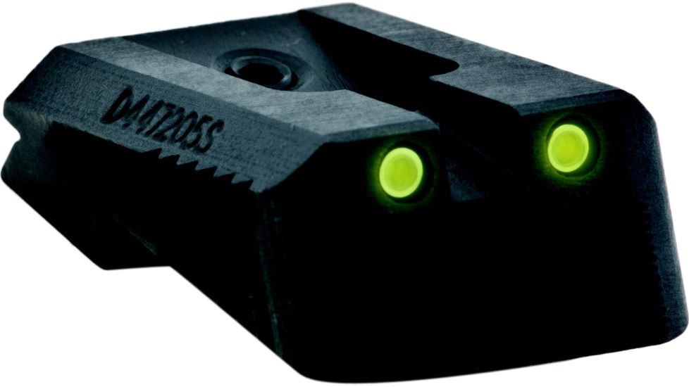AmeriGlo Tritium Rear Sight Kimber Fixed Models only, yellow 2 Dot Rear KM-402R