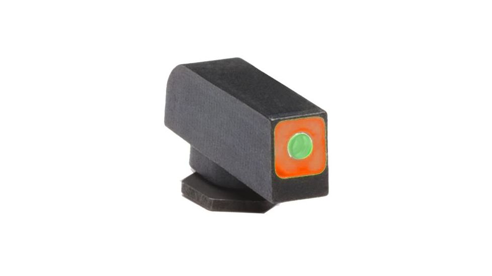 Ameriglo Tritium square outline front, green orange GL-212-165-120-OR-Q