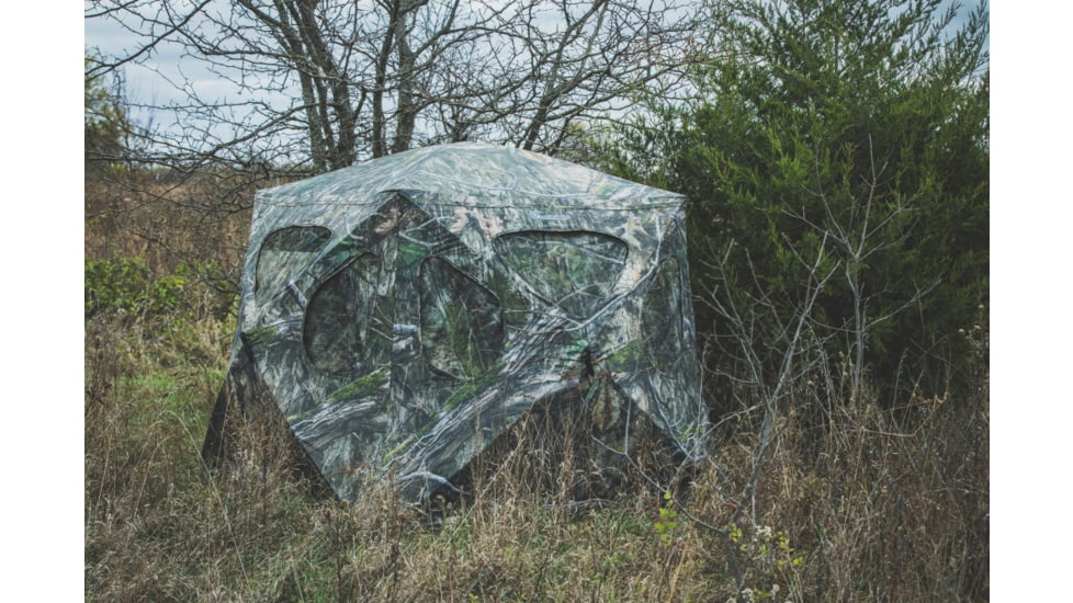 Ameristep Silent Brickhouse Wide Bottom Fire Retardant Hunting Blind