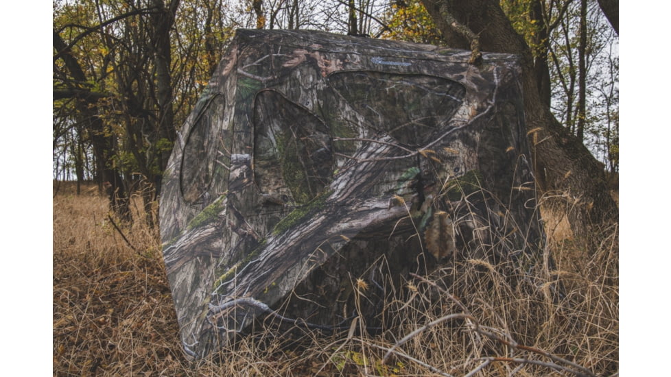 Ameristep Silent Brickhouse Wide Bottom Fire Retardant Hunting Blind