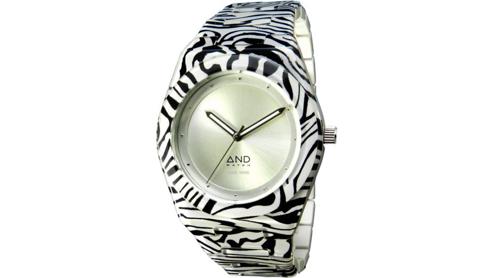 AND Watch Aristotle Ladies Black/White Stripe Watch - Aristotle.ltsi