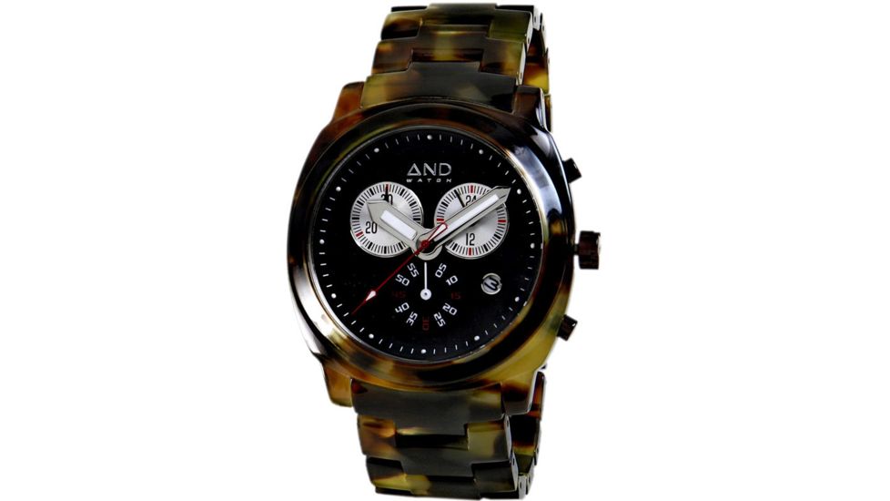 AND Watch Dark Brown Xenophon Watch, 24 Hour Dial Time Zones ADWXENOPHON.CBK