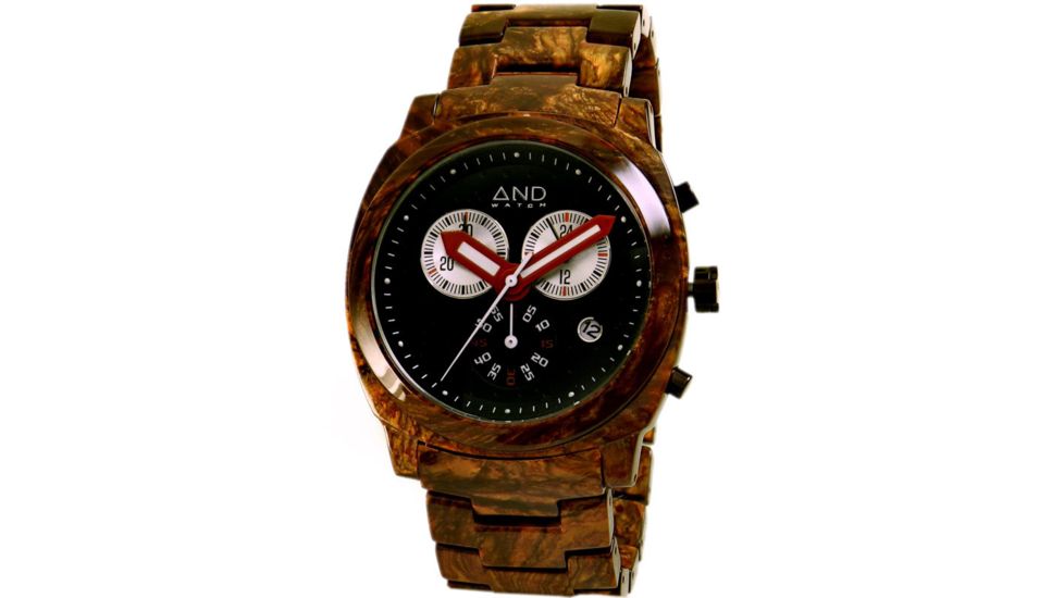 AND Watch Brown Zeno Watch, 24 Hour Dial Time Zones - ADWZENO.CBK