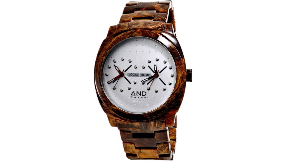 AND Watch Brown Zeno Watch, Dual Time Zones - ADWZENO.DSI