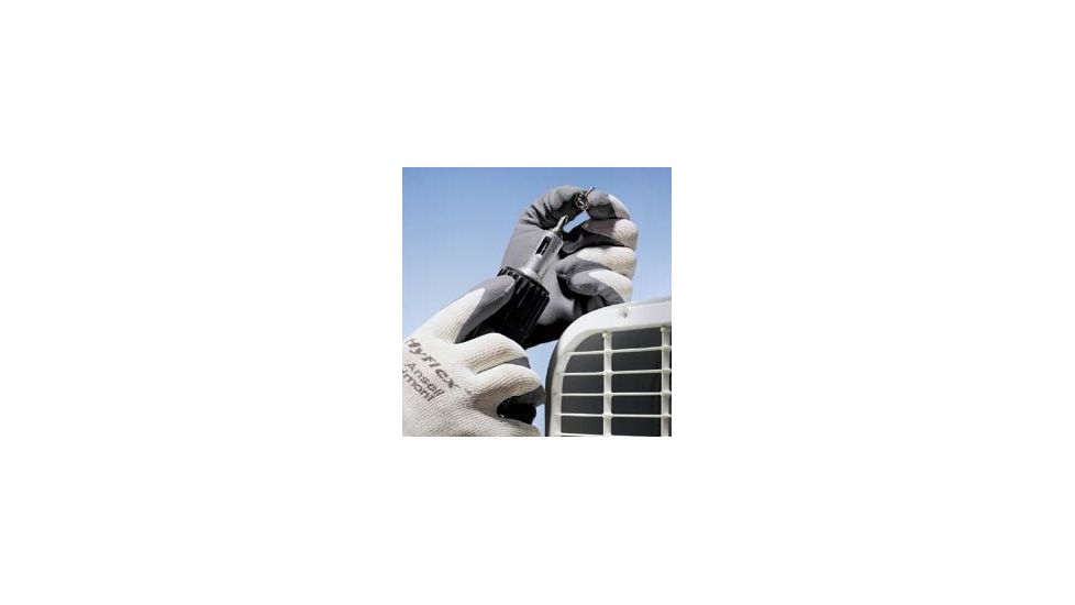 Ansell Healthcare HyFlex Foam Gloves, Ansell 205572 Gray Gloves With White Liner