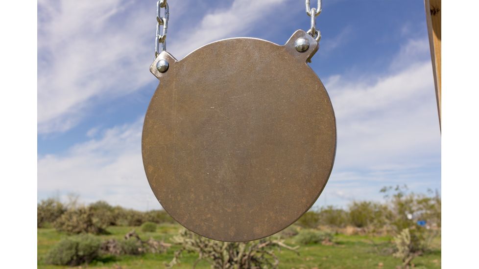 AR500 Armor 1/2 inch Steel 12 inch Gong Target, Unpainted 12GONG