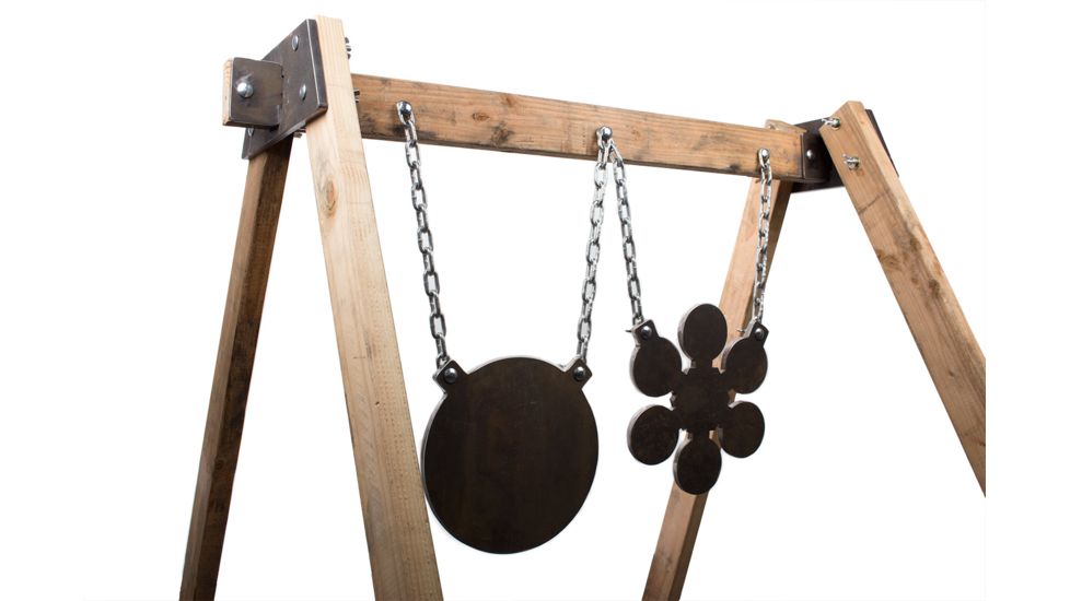 AR500 Armor Customizable Hanging Target Stand Kit, Uses 2x4 Wood HANGSTAND