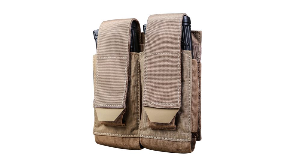AR500 Armor Multi-Caliber Rifle Magazine Double Pouch, Coyote, 9637