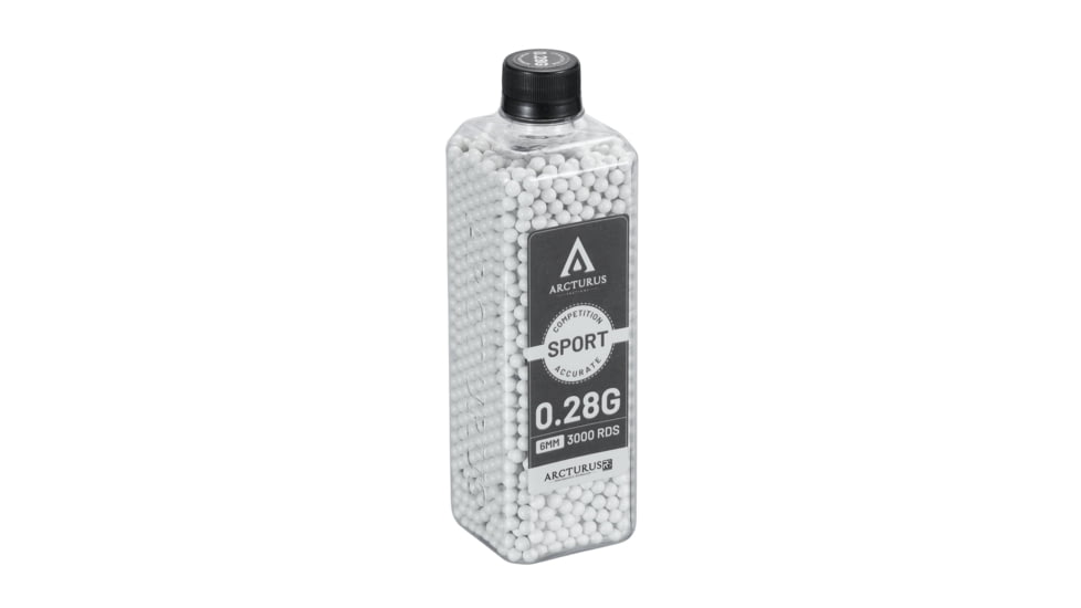 Arcturus RS SPORT Match Grade 6mm BBs Airsoft Gun Ammo, 0.28g, SBB-028