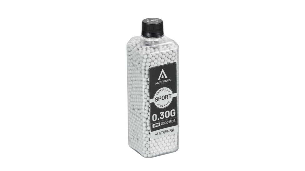 Arcturus RS SPORT Match Grade 6mm BBs Airsoft Gun Ammo, 0.30g, SBB-030