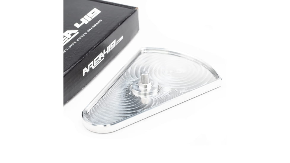 Area 419 Auto Trickler Self-Centering Tray for A&amp;D FX Scales, Raw Aluminum, 419-AT-TRAY-FX