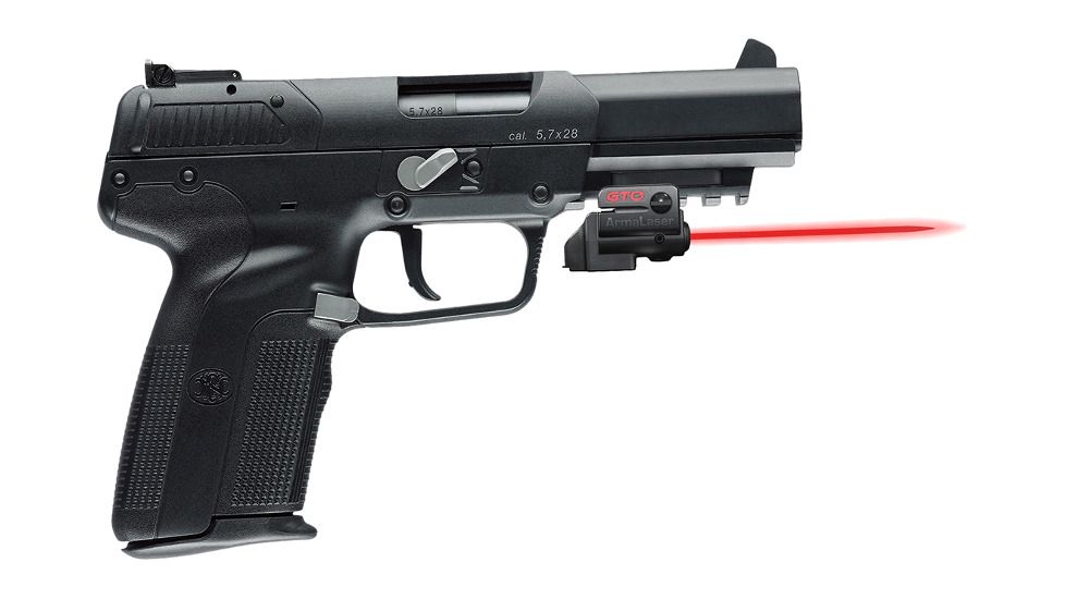 ArmaLaser GTO/FLX Finger Touch Red Laser Sight for FN Five-seveN, Black, GTO/FLX29
