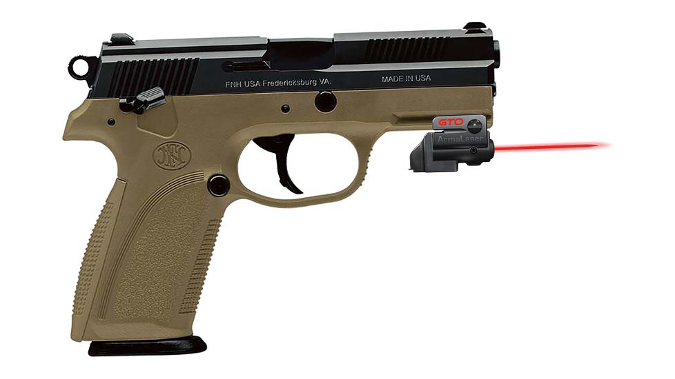 ArmaLaser GTO/FLX Finger Touch Red Laser Sight for FN FNP Early - Single Notch, Black, GTO/FLX62