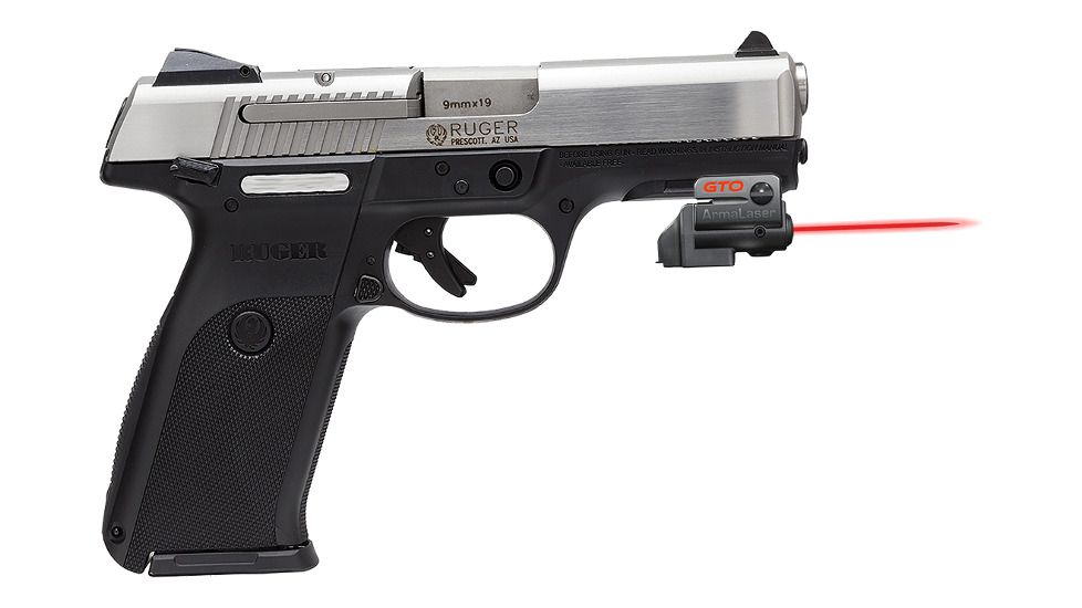 ArmaLaser GTO/FLX Finger Touch Red Laser Sight for Ruger SR9/40/45, Black, GTO/FLX46