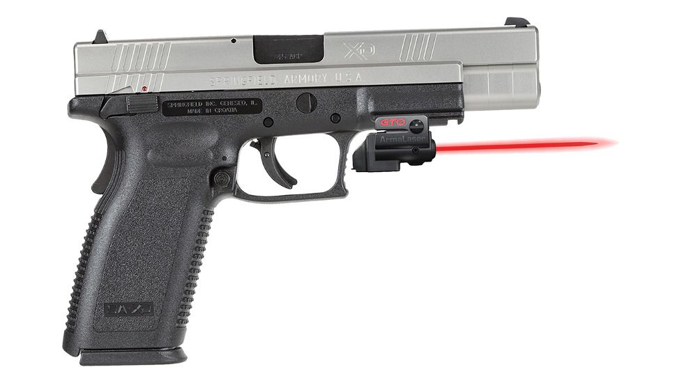 ArmaLaser GTO/FLX Finger Touch Red Laser Sight for Springfield XD 4/5in, Black, GTO/FLX10