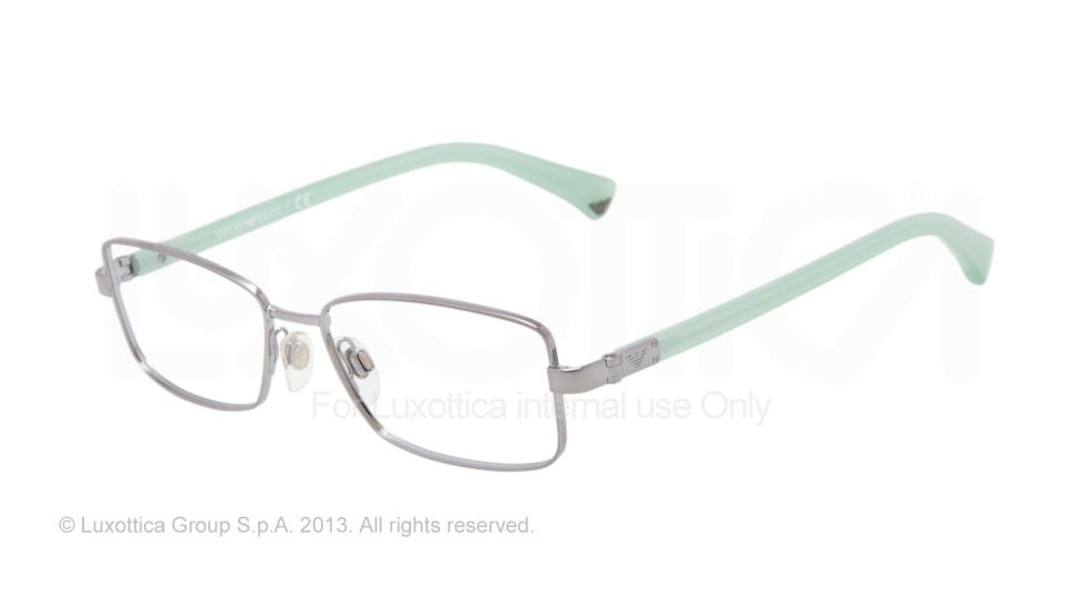 Armani EA1004 Progressive Prescription Eyeglasses 3010-52 - Gunmetal Frame