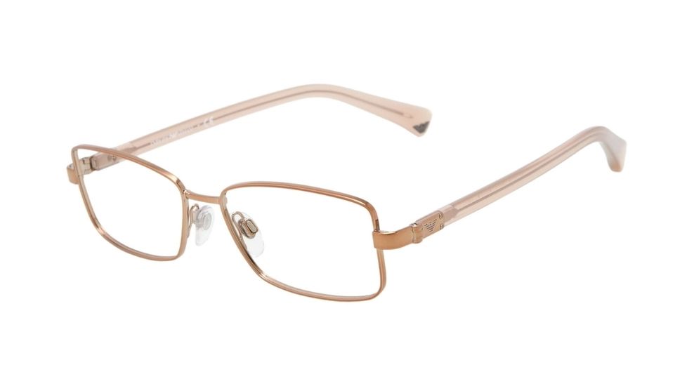 Armani EA1004 Progressive Prescription Eyeglasses 3011-52 - Bronze Frame