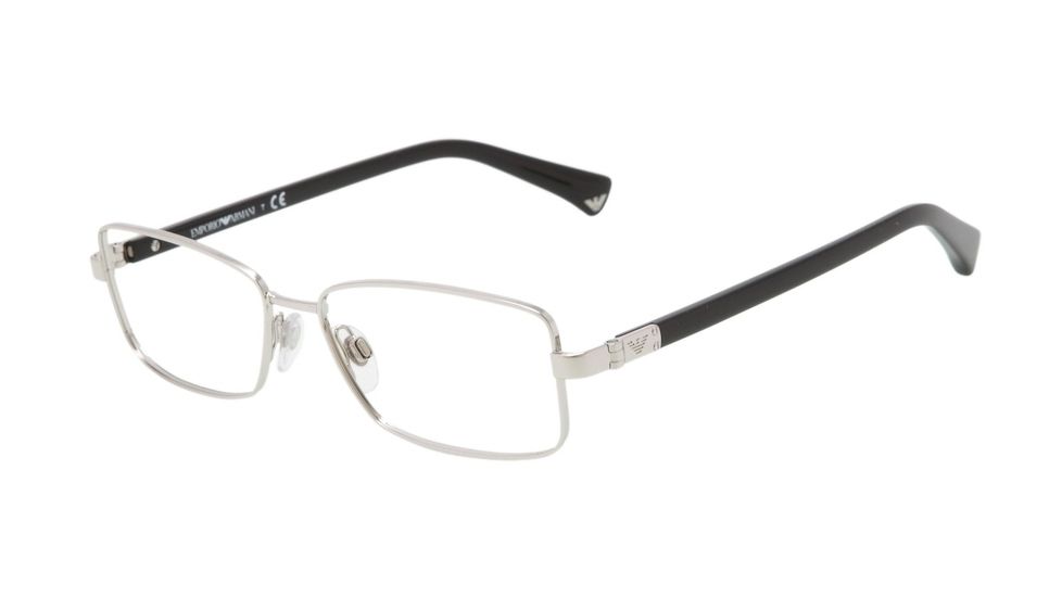 Armani EA1004 Progressive Prescription Eyeglasses 3015-52 - Silver Frame