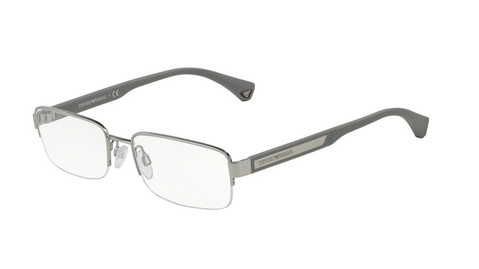 Armani EA1029 Bifocal Prescription Eyeglasses 3045-54 - Matte Silver Frame