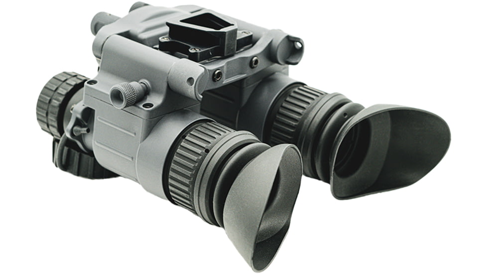 Armasight BNVD-51 1x19mm Dual-Channel Night Vision Goggles, Powered By Pinnacle Gen 3 Ghost White Phosphor IIT, 51 Degree FOV, Gray, NSGNYX15M5G9DX2