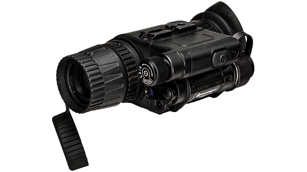 Armasight MNVD-51 Multi-Purpose Night Vision Monocular, Gen 3 Max 1600 FOM Ghost White Phosphor IIT, 51 Degree FOV, Black, NSMNYX14M5G9NA1