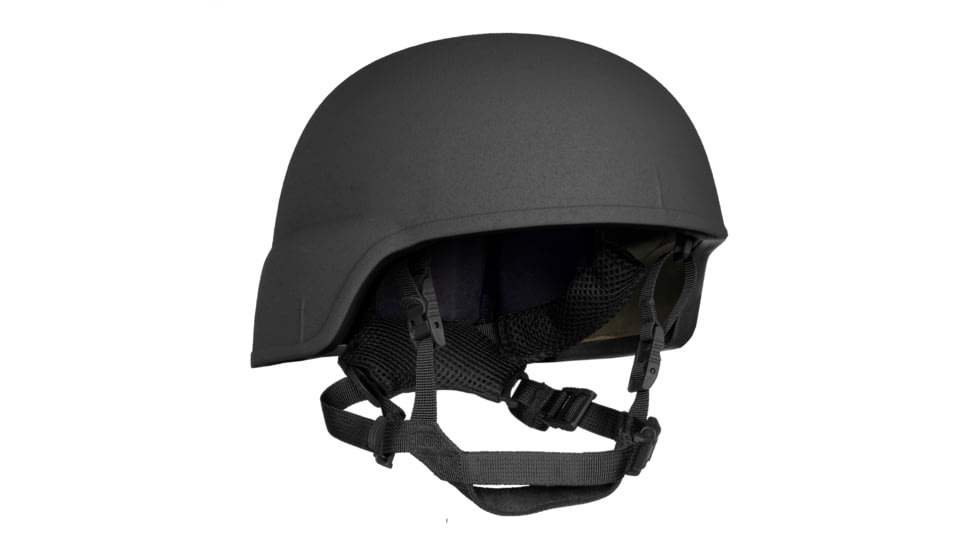 ArmorSource Aire LE Full Cut Ultra Lightweight Law Enforcement Level IIIA Tactical Helmet, Black, Extra Large, AIRELEXLRCBKS
