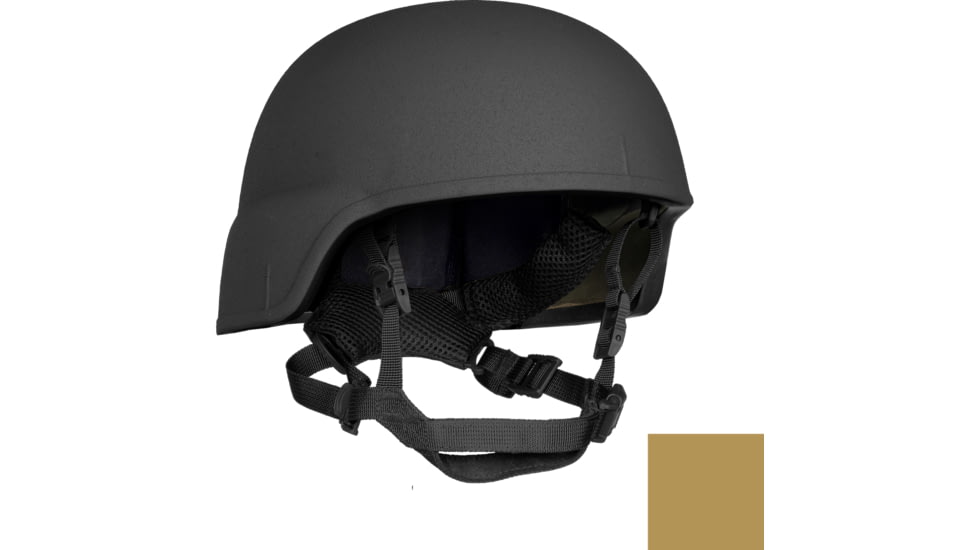 ArmorSource Aire LE Full Cut Ultra Lightweight Law Enforcement Level IIIA Tactical Helmet, Coyote Brown, Extra Large, AIRELEXLRCCBS