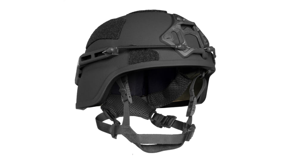 ArmorSource Aire LE Full Cut Ultra Lightweight Law Enforcement Fully Loaded Ballistic Helmet, Black, Small, AIRELESRCBKSU3LR3KV2