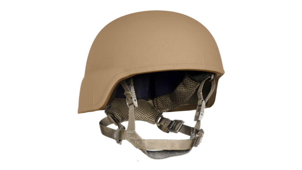 ArmorSource AS-200 Full Cut NIJ IIIA Ballistic Helmet, Coyote Brown, Extra Large, 200XLRCCBS