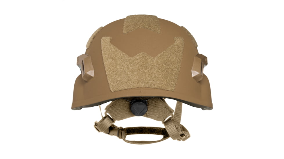 ArmorSource AS-200 Full Cut NIJ IIIA Fully Loaded Ballistic Helmet, Coyote Brown, Small, 200SRCCBSU3LR3KV2