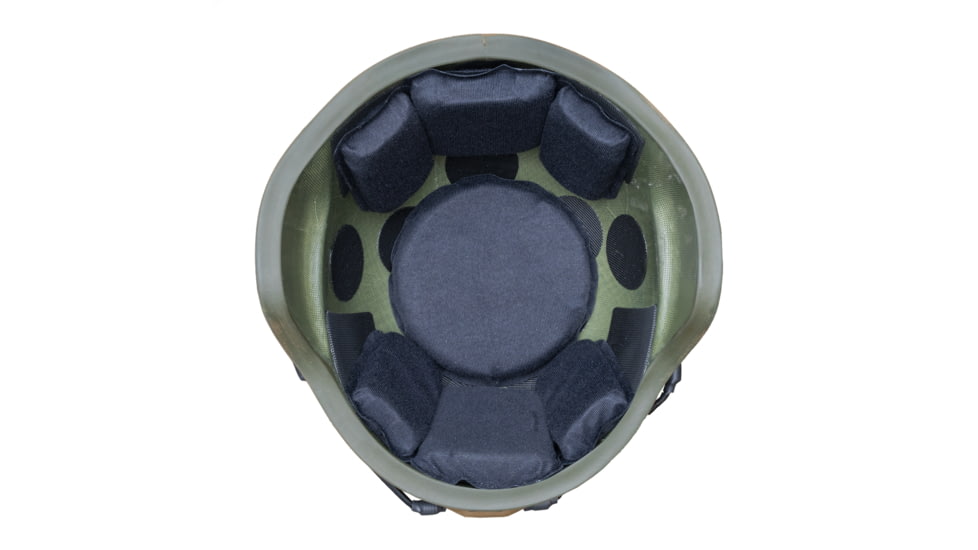 ArmorSource AS-200 Full Cut NIJ IIIA Fully Loaded Ballistic Helmet, Coyote Brown, Small, 200SRCCBSU3LR3KV2