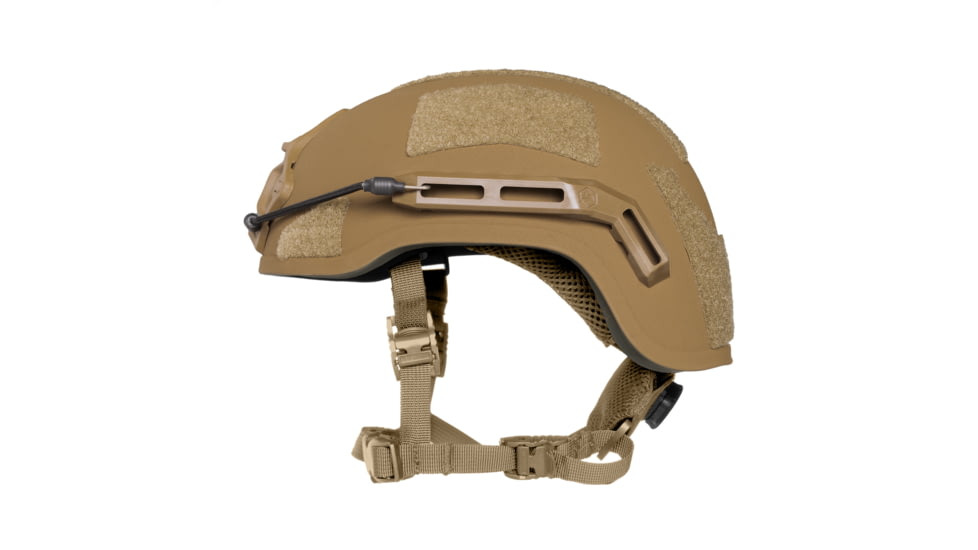 ArmorSource AS-200 High Cut NIJ IIIA Fully Loaded Ballistic Helmet, Coyote Brown, Extra Large, 200XLHCCBSU3LR3KV2