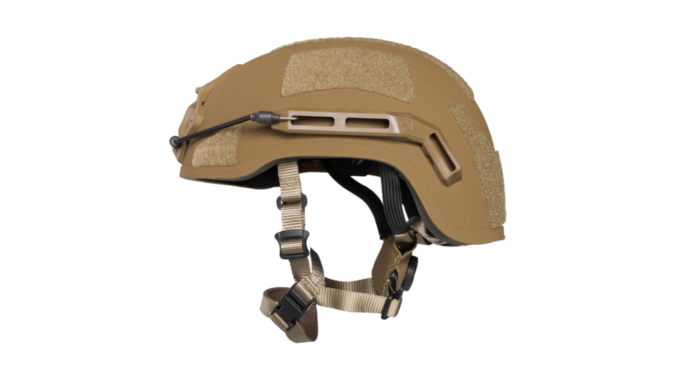 ArmorSource AS-223 Enhance Trauma Fully Loaded Reduction Helmet, High Cut, Coyote Brown, Small, 223SHCCBSR20P15U3LR3KV2