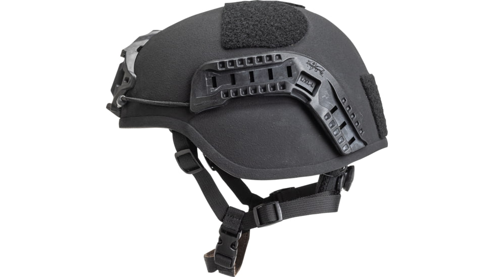 ArmorSource Aire Le - Law Enforcement Ultra-Lightweight Fully Loaded Reguar-Cut Ballistic Helmet, Black, Medium, AIRELE-RCM-R10P2-R-W3-V-BK