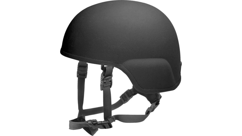 ArmorSource AS-600 Rifle Resistance High Protection Assault Helmet, Black, Large, 600LRC-BLO-BKS-R10P3B