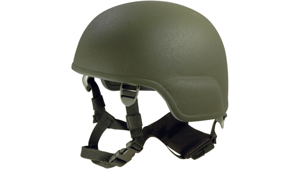 ArmorSource AS-600 Rifle Resistance High Protection Assault Helmet, Foliage Green, Large, 600-RCL-R10P3-FG