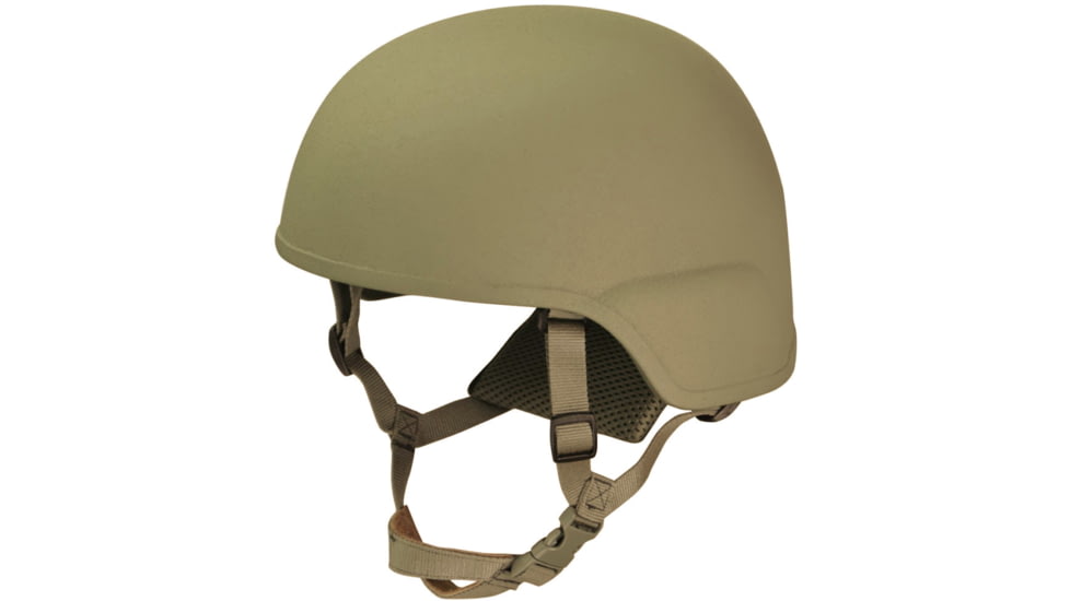 ArmorSource AS-600 Rifle Resistance High Protection Assault Helmet, Coyote Brown, Medium, 600-RCM-R10P3-CB