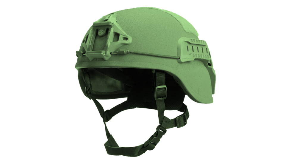 ArmorSource AS-501 Gen2 U.S. Army Advanced Fully Loaded Regular-Cut Combat Helmet, Foliage Green, Small, 501G2-RCS-R10P3-R-W3-V-FG