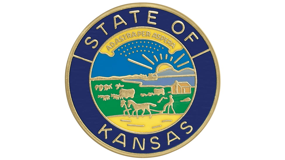 ASP State Seal Logo Cap, Brass - Kansas 54156