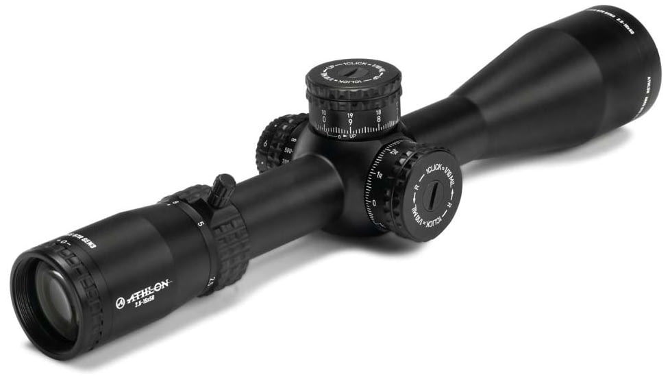 Athlon Optics Ares BTR GEN3 HD 2.5-15x50 30mm Tube Rifle Scope, FFP, APRS13 IR MIL Reticle, Black, 212015