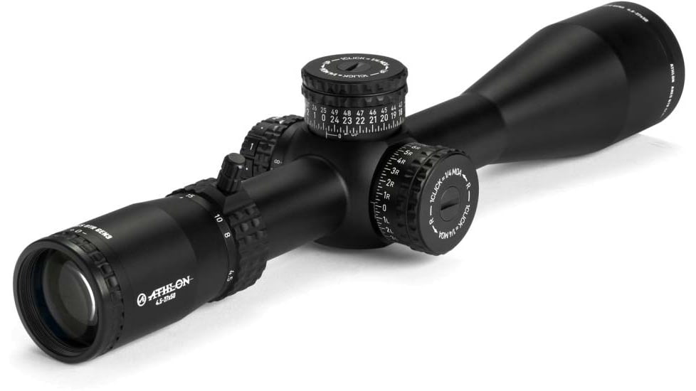 Athlon Optics Ares BTR GEN3 HD 4.5-27x50 30mm Tube Rifle Scope, FFP, APLR13 IR MOA Reticle, Black, 212016