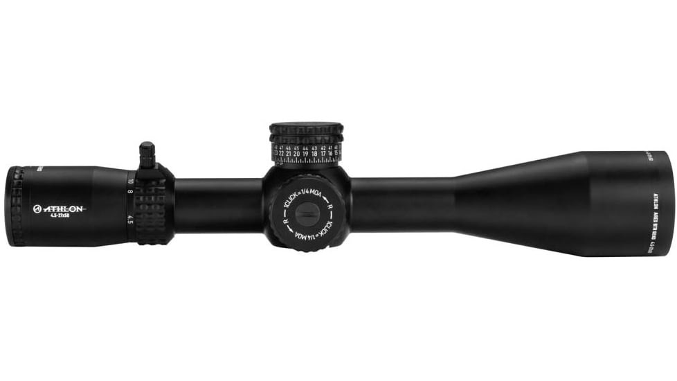 Athlon Optics Ares BTR GEN3 HD 4.5-27x50 30mm Tube Rifle Scope, FFP, APLR13 IR MOA Reticle, Black, 212016