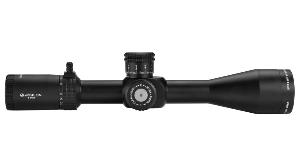 Athlon Optics Argos BTR GEN3 6-24X50 APRS11 30mm Tube Rifle Scope, FFP, APRS11 IR MIL Reticle, Black, 214075