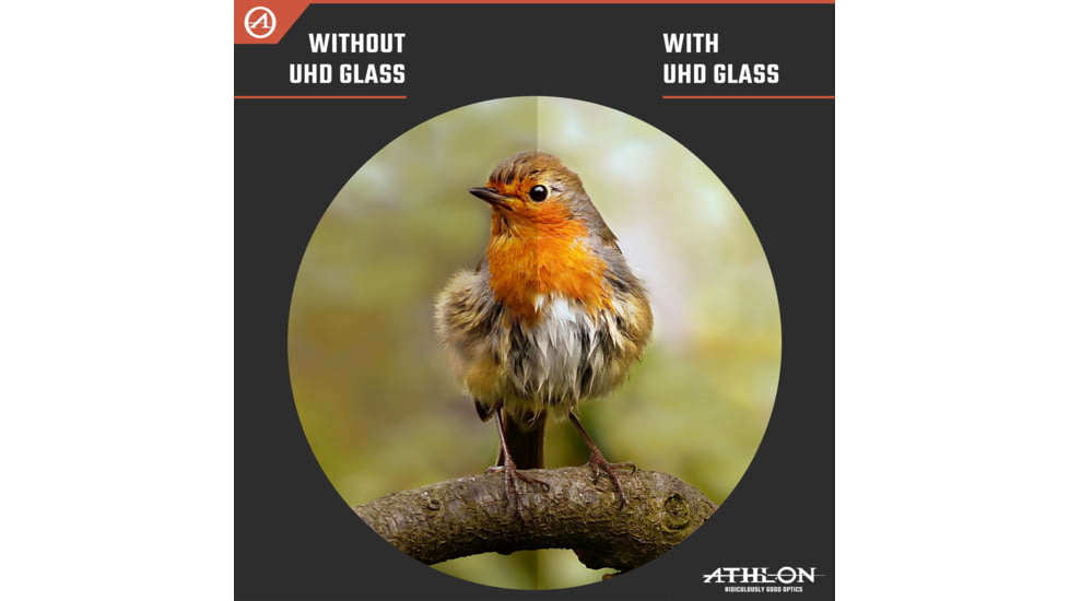 Athlon Optics Argos Gen II UHD Binocular, 10x42mm, Roof Prism, BaK4, Magnesium, Black, 114011