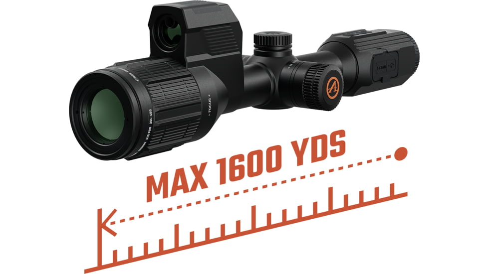 Athlon Optics Cronus ATS Pro 35L-400 3.3-13.2x Thermal Scope, 400x300, Black, 210136