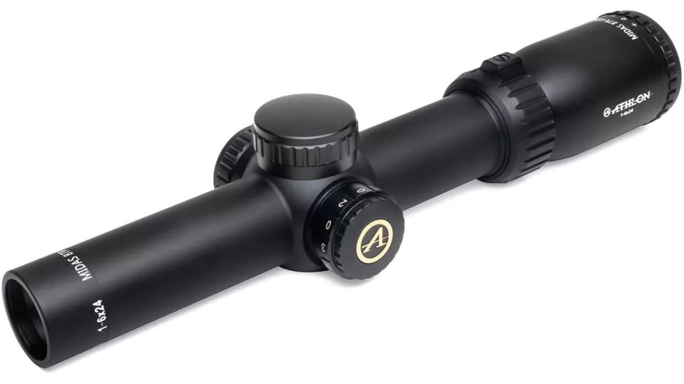 Athlon Optics Midas BTR Gen II HD 1-6x24mm ATSR4 Rifle Scope, 30mm, Second Focal Plane, IR Reticle, Black, 213013