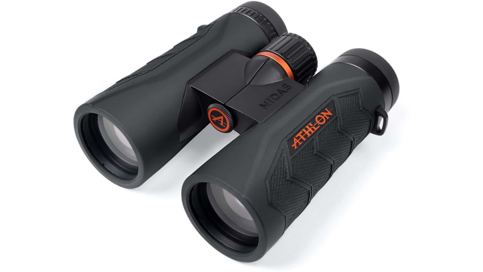 Athlon Optics Midas G2 UHD 8x42 Roof Prism Binoculars, Rubber Armored, Black, 113009