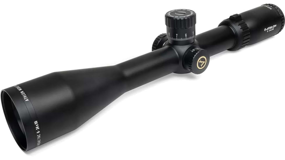 Athlon Optics Midas TAC HD 6-24x50mm APRS3 Rifle Scope, 30mm, First Focal Plane, MIL Reticle, Black, 213077