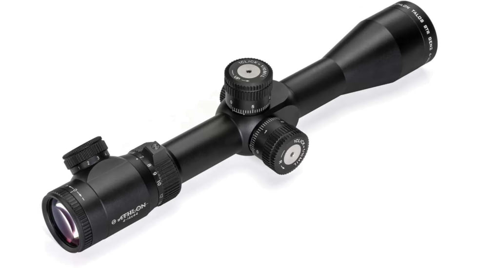 Athlon Optics Talos BTR Gen II 4-14x44mm APLR2 Rifle Scope, 30mm Tube, First Focal Plane, IR MIL Reticle, Black, 215029